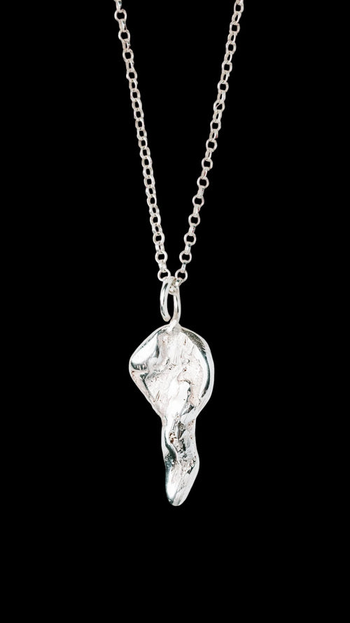 Melted key pendant