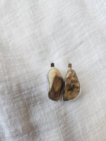 Peanut wood earrings