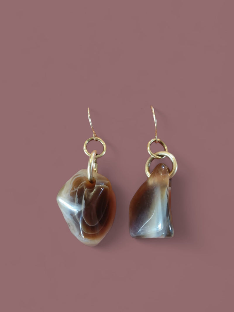 Botswana agate earrings