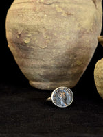 Ancient Roman Coin Silver Ring