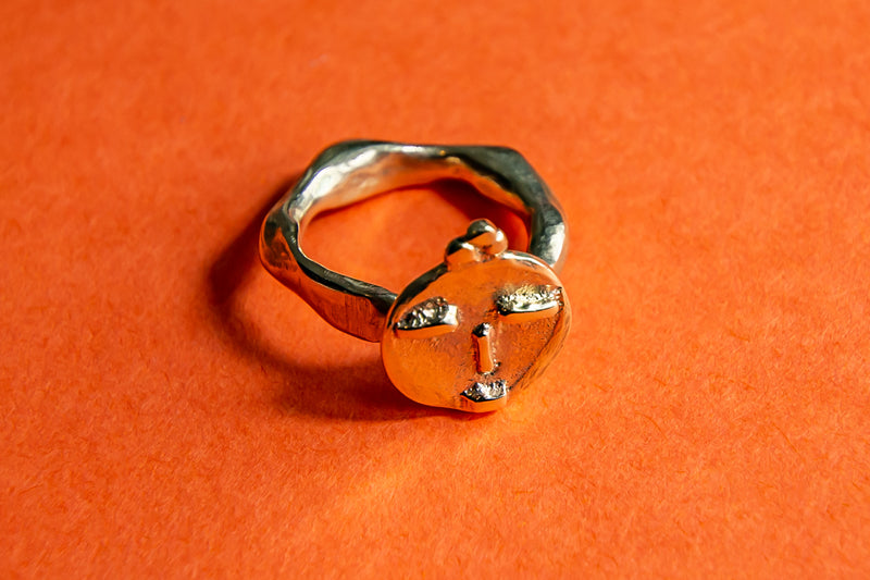 Gold companion ring - Price on request